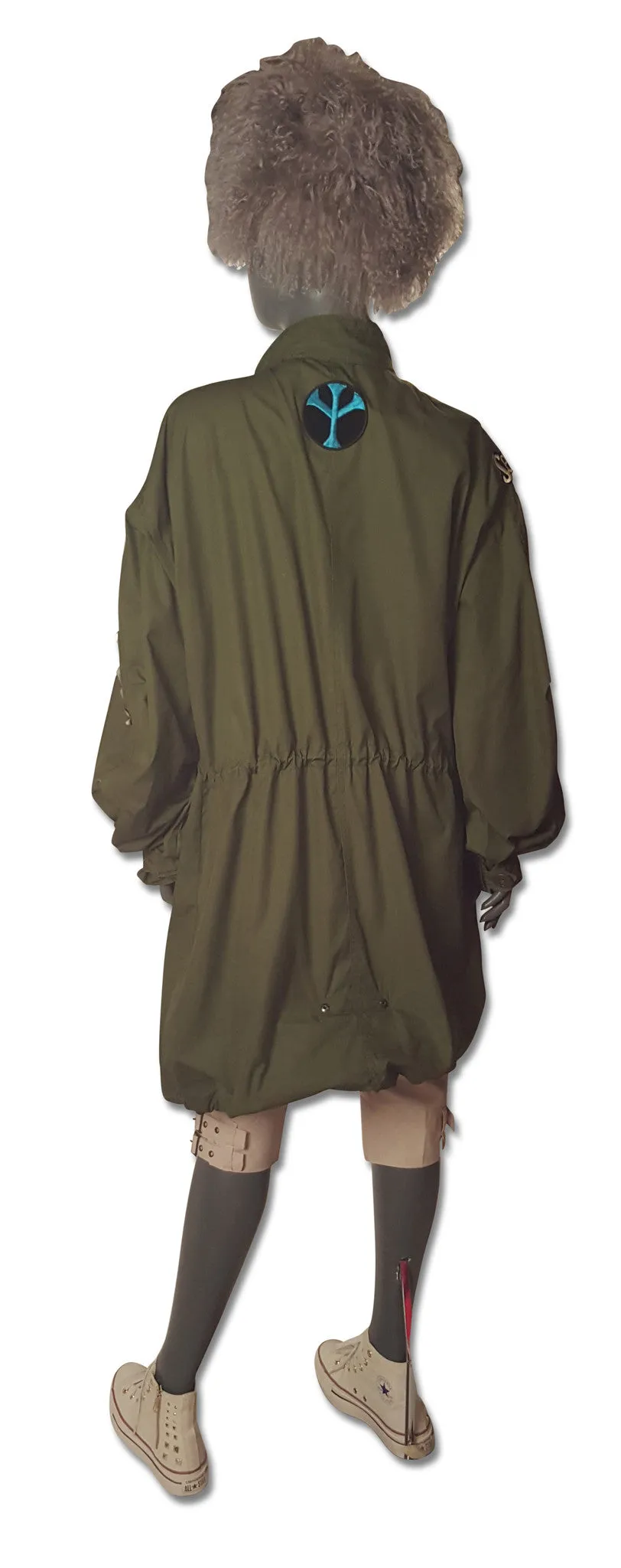 Army Rock n Roll Parka with Patches