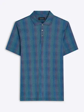 Bugatchi - Polo Shirt - OoohCotton Tech - 8 Way Stretch - Modern Fit - Easy Care -  BF9093F79 Clearance