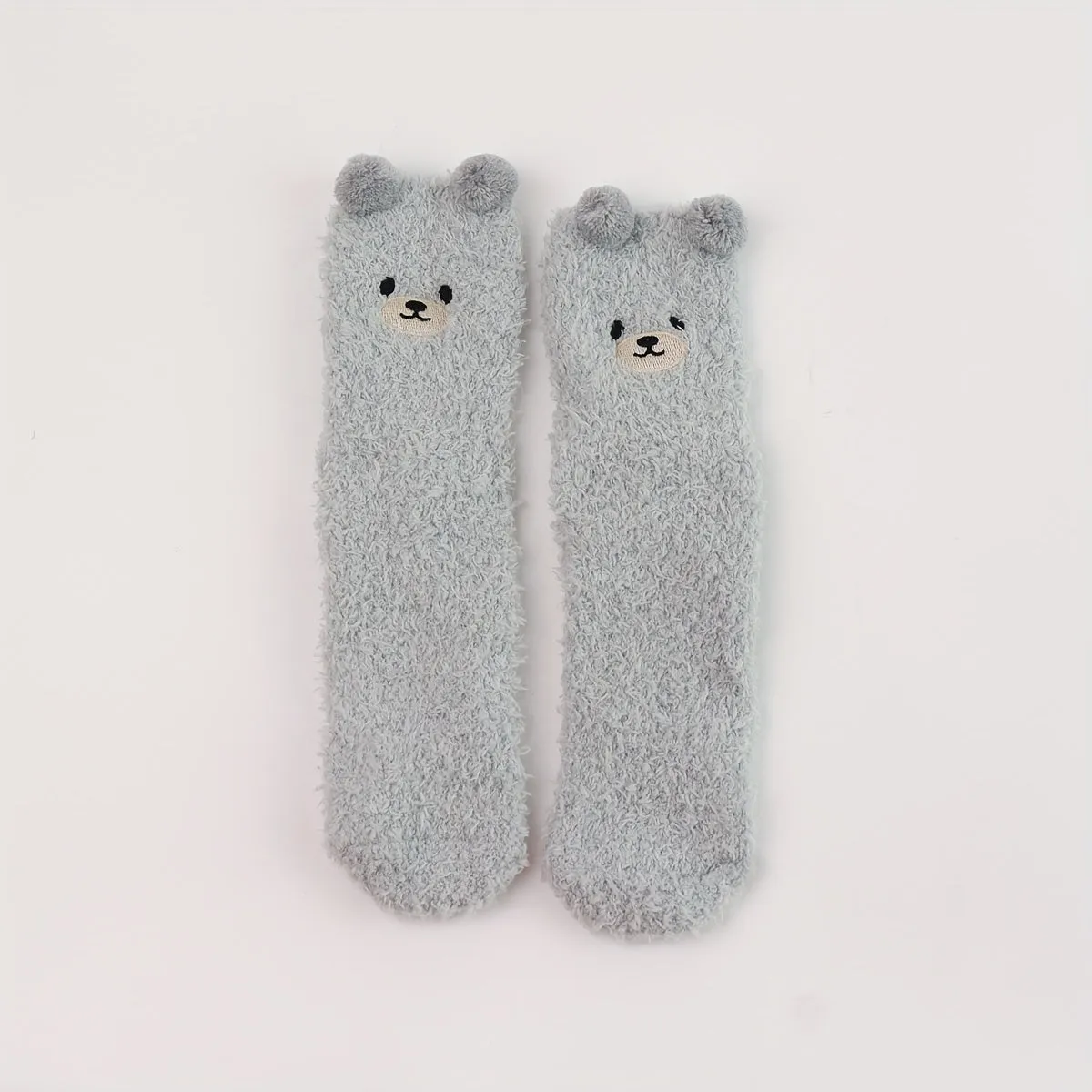Cute Animals Pattern Crew Socks Comfy  Breathable for Winter
