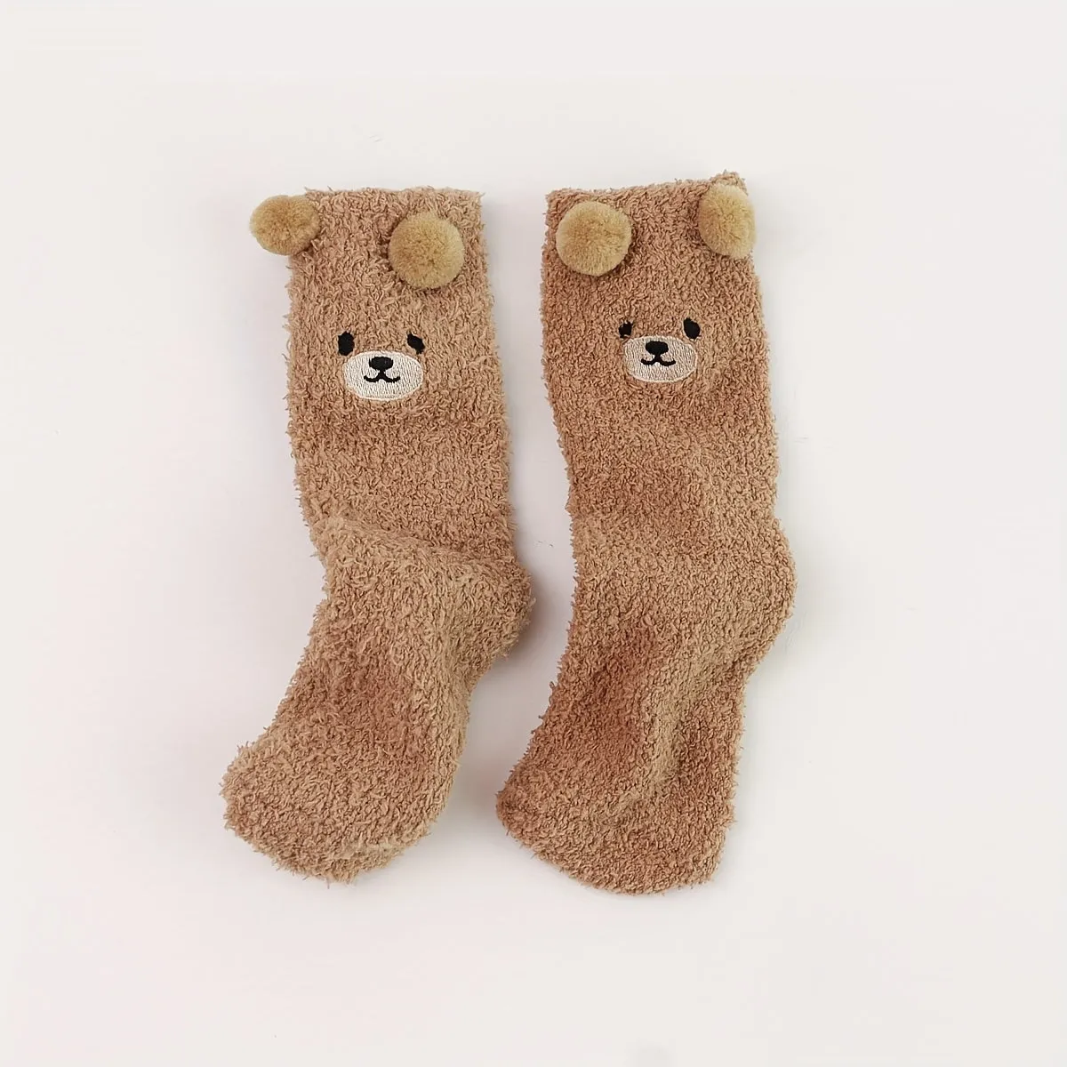 Cute Animals Pattern Crew Socks Comfy  Breathable for Winter