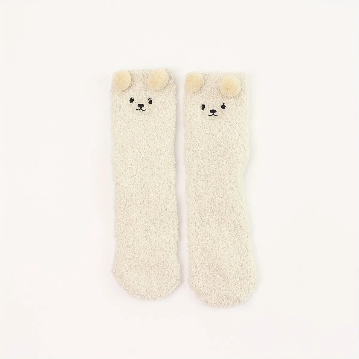 Cute Animals Pattern Crew Socks Comfy  Breathable for Winter
