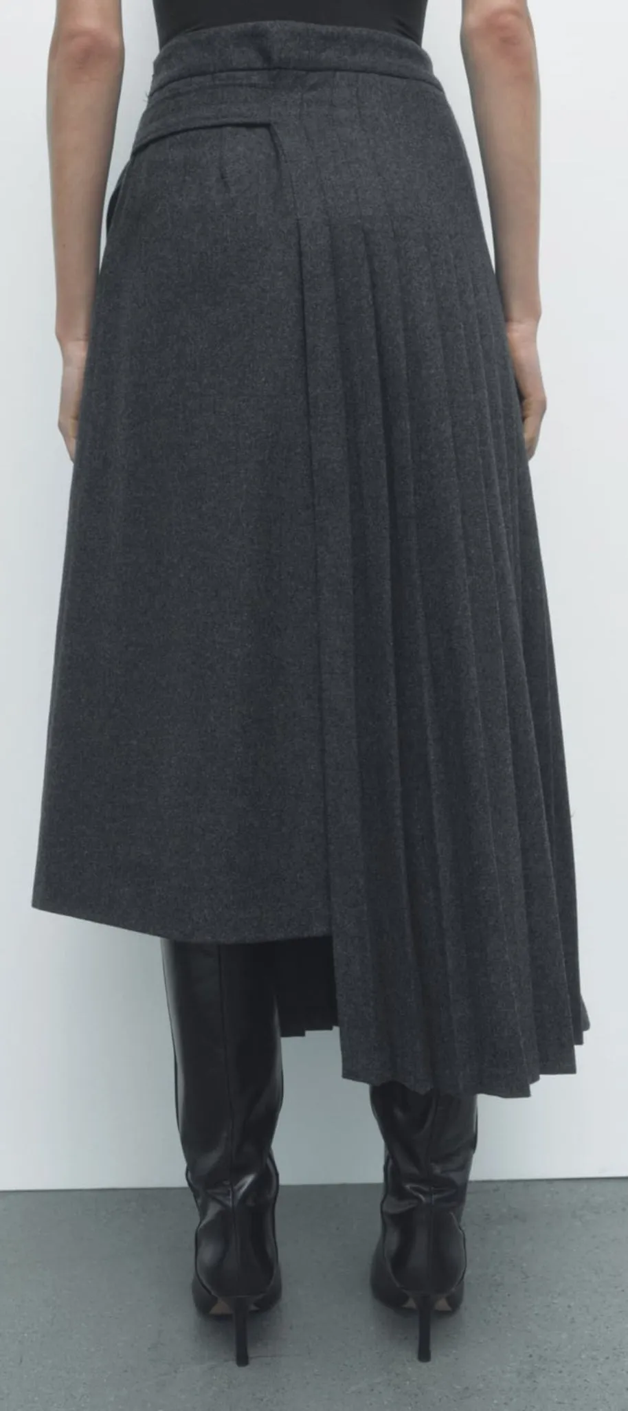 Detachable Wrap Skirt Women's Skirt Layer / Pleated Skirt