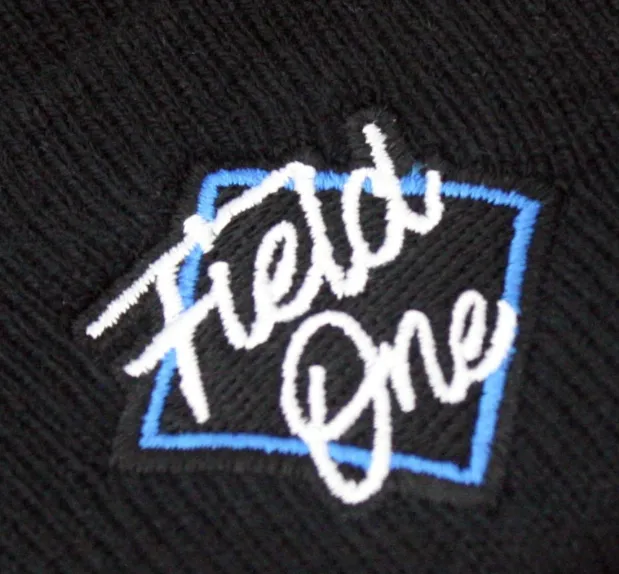 Field One Diamond Beanie - Black