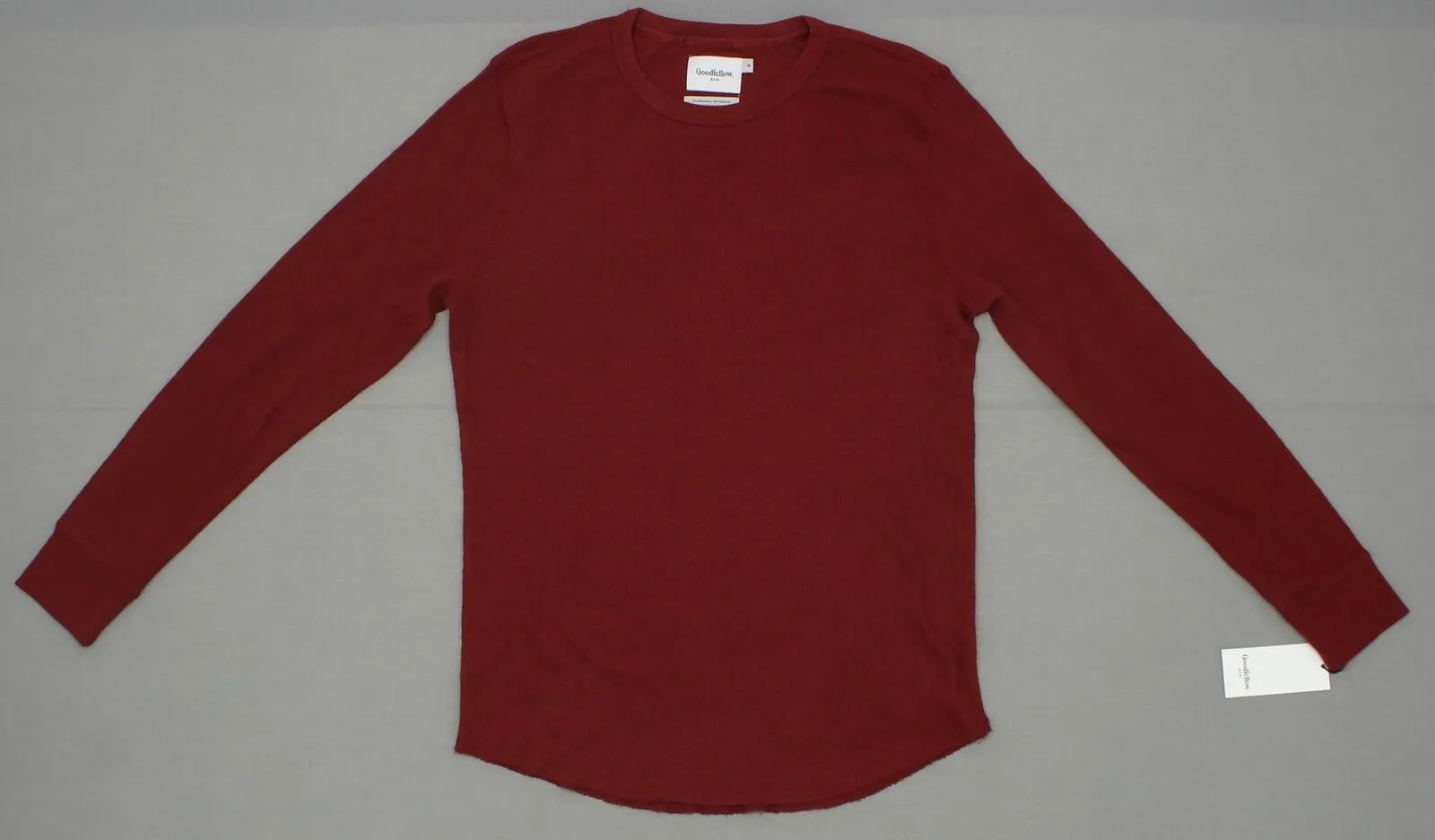 Goodfellow & Co. Men's Long Sleeve Cotton Waffle Knit Thermal Shirt