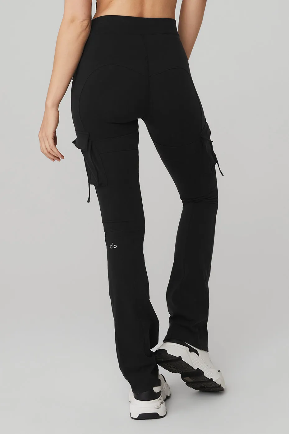 High-Waist Catch The Vibe Flare Legging - Black