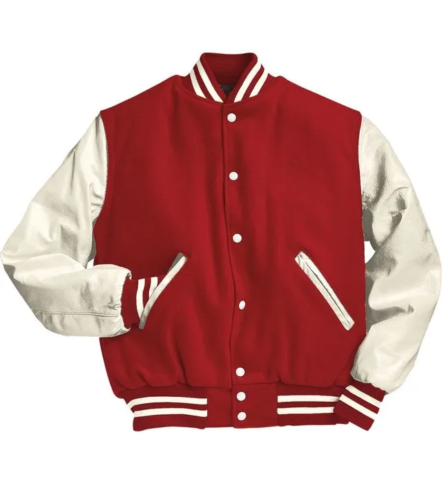 Holloway Wool Varsity Jacket w/ Vinyl Sleeve