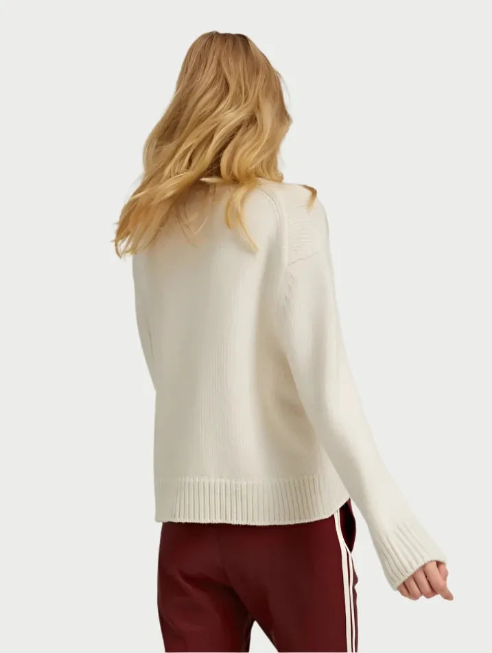 Ivory Heavy Crewneck Sweater
