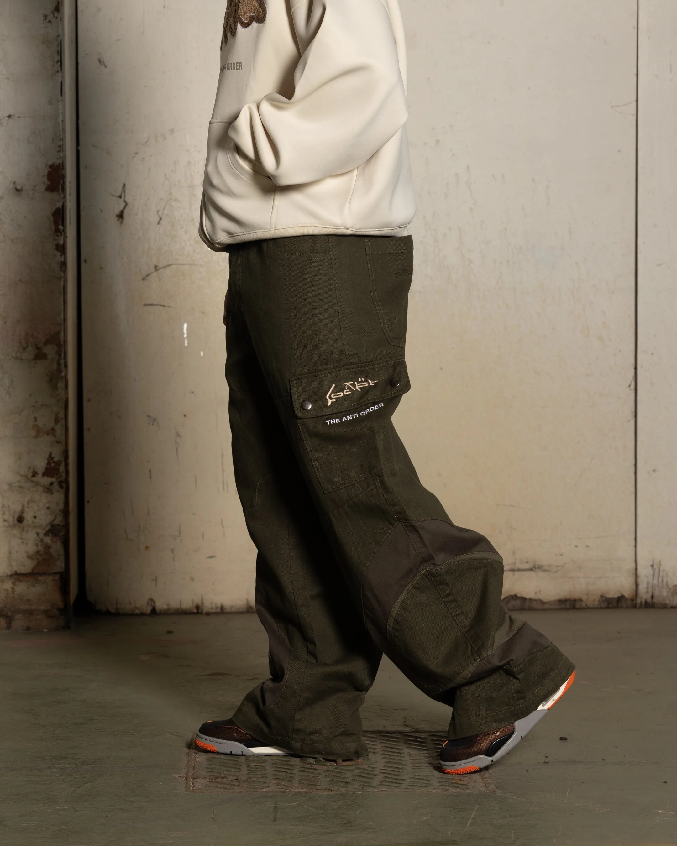 Loiter X The Anti Order Flow Cargo Pants Khaki