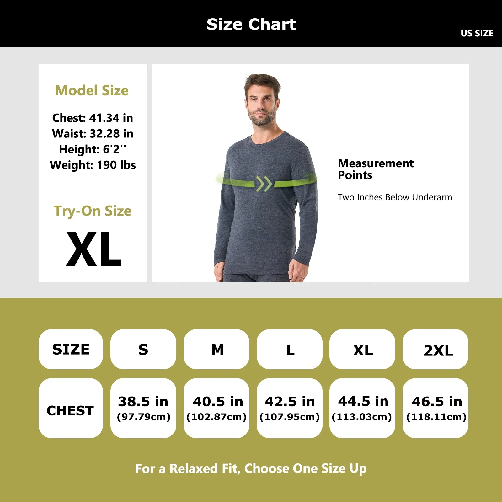 Men's Merino 250g Long Sleeve Crewe Thermal Top Dark Grey Heather