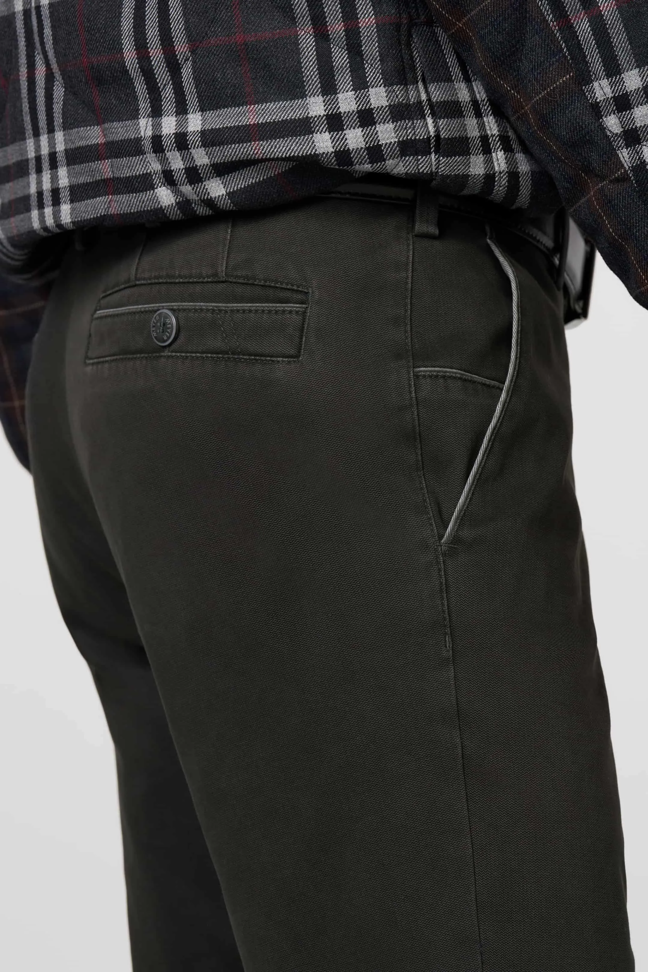 MEYER New York Trousers - 5617 Fine Texture Chinos - Charcoal