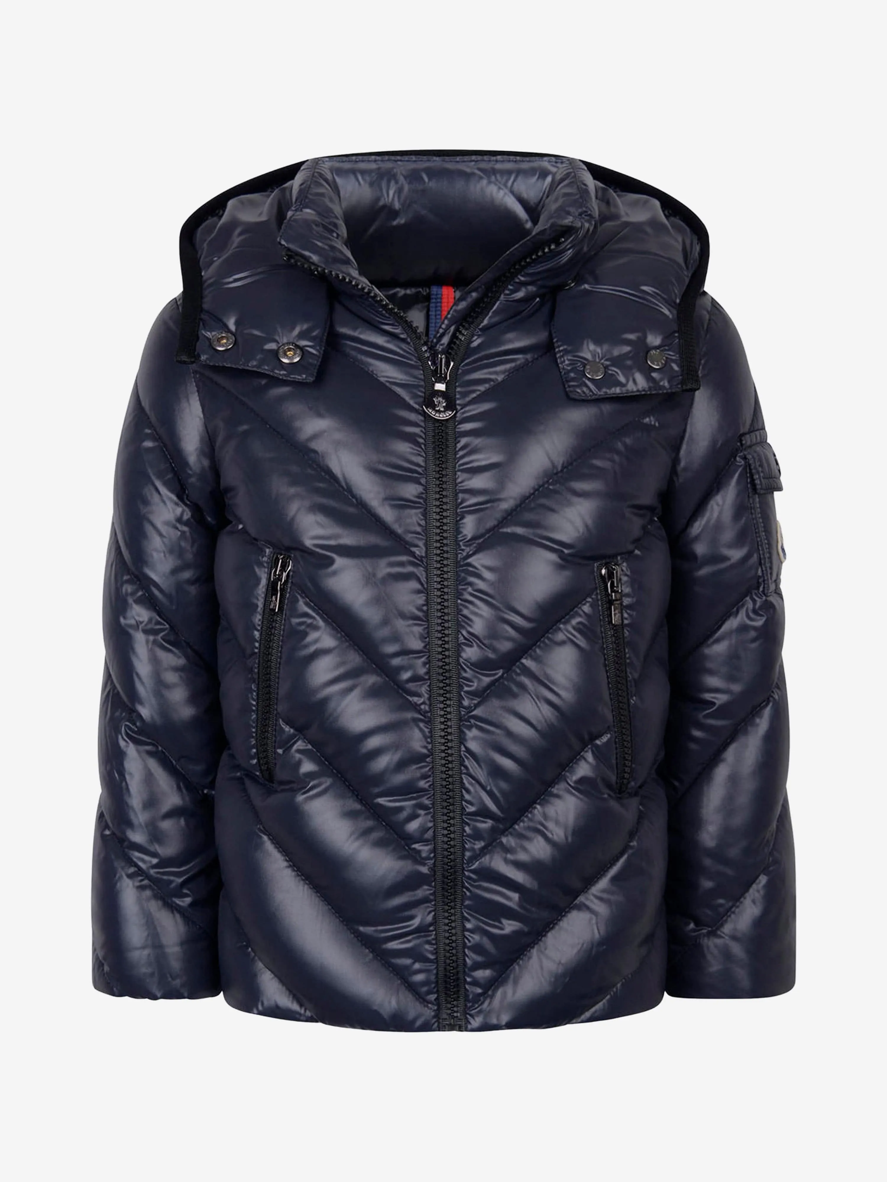 Moncler Enfant Moncler Girls Down Padded Brouel Jacket