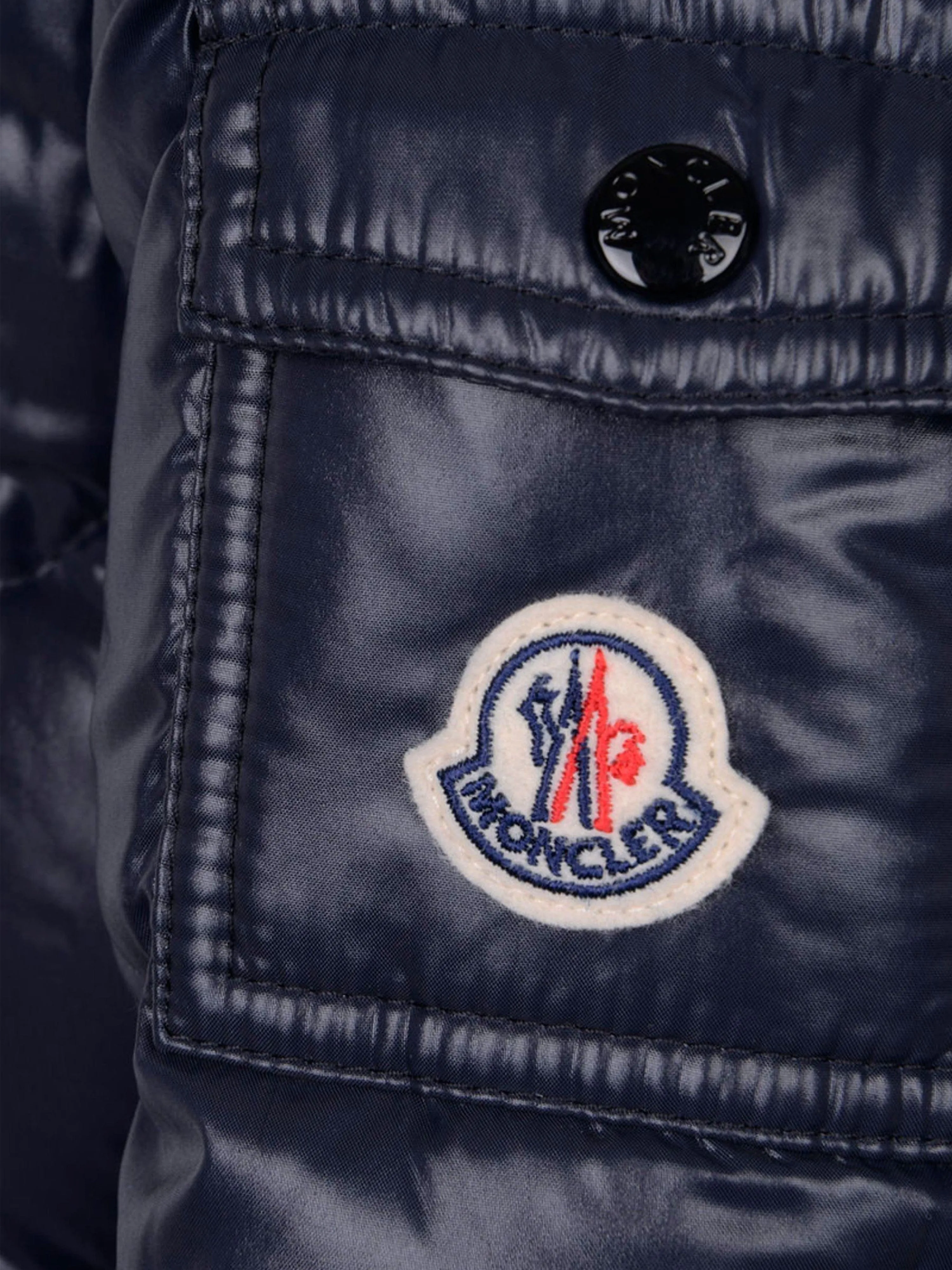 Moncler Enfant Moncler Girls Down Padded Brouel Jacket