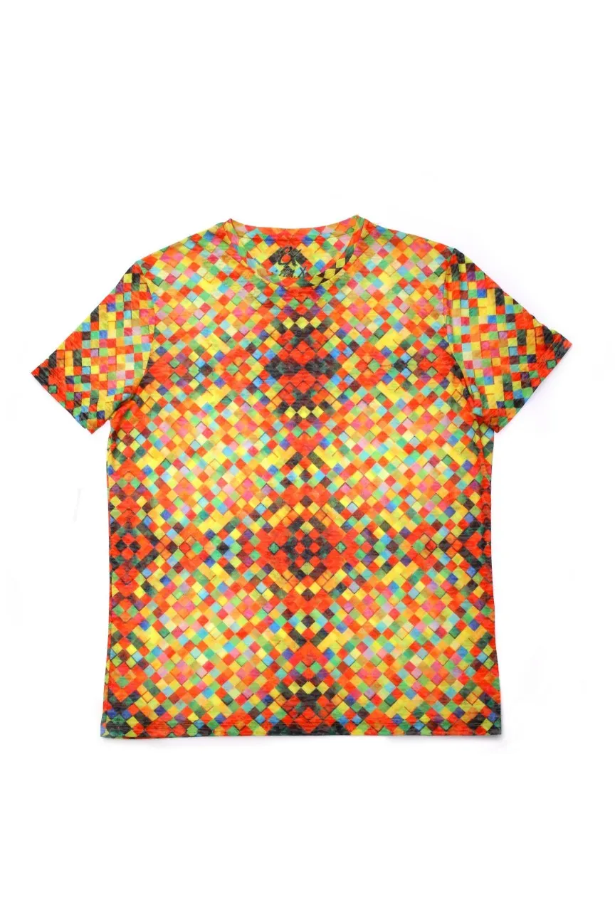 Multi Color Boom Print T-Shirt