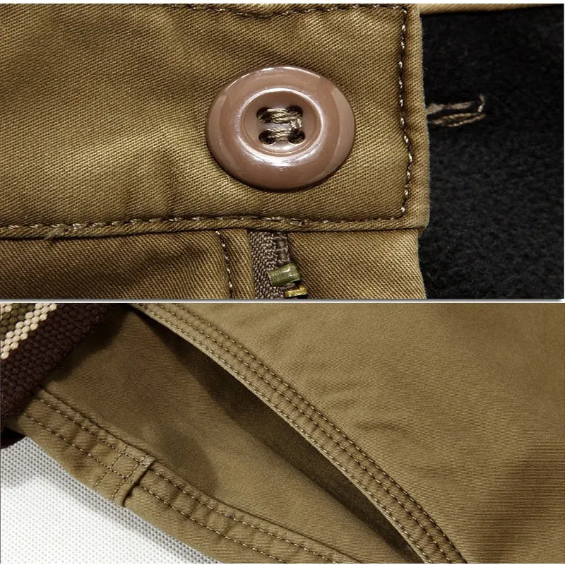 New men winter pants men's cargo pants baggy trousers 3 colors 28-40 without belt AXP112