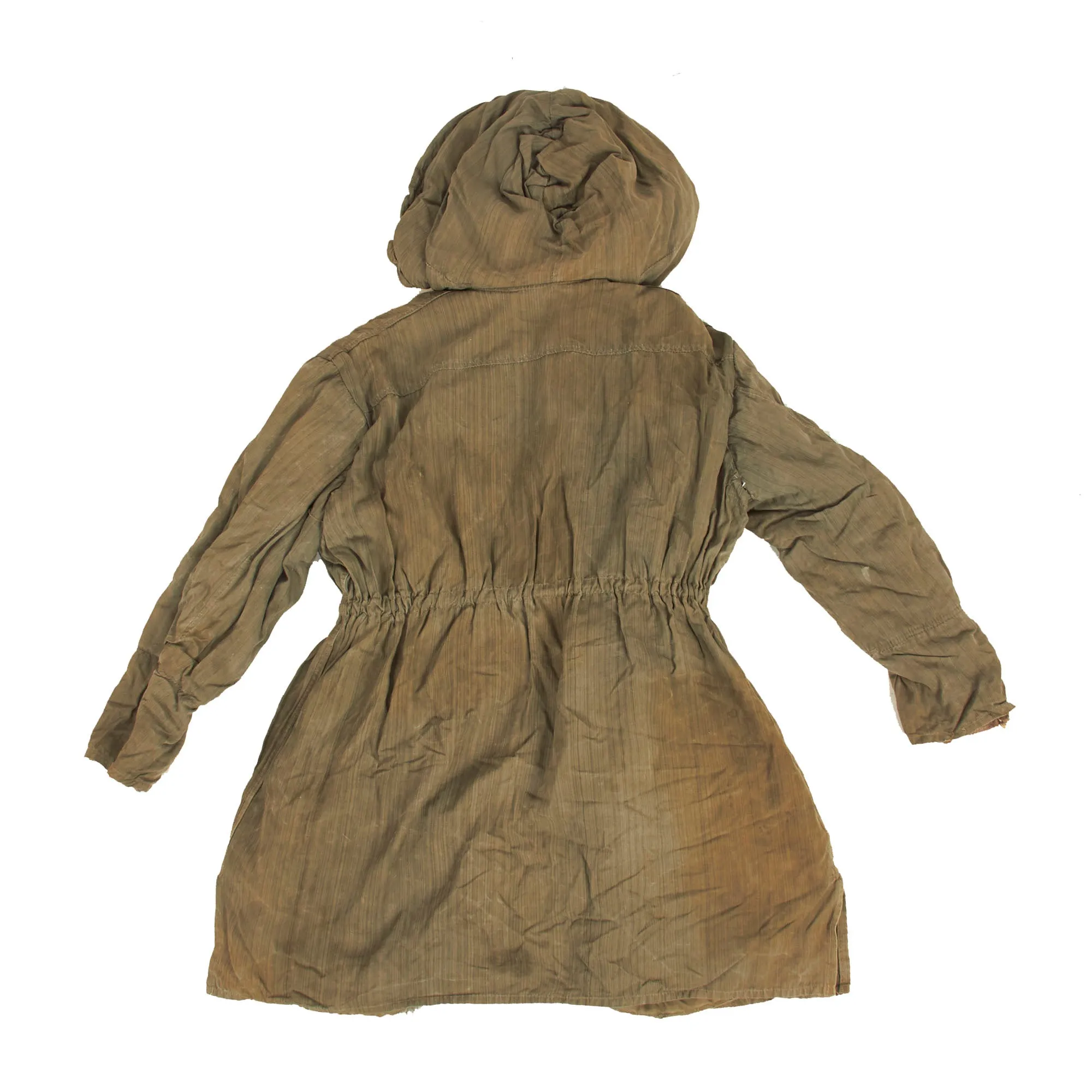 Original German WWII USGI Bring Back Waffen SS 2nd Pattern "Kharkov" Winter Uniform Parka - Rabbit Fur Lined