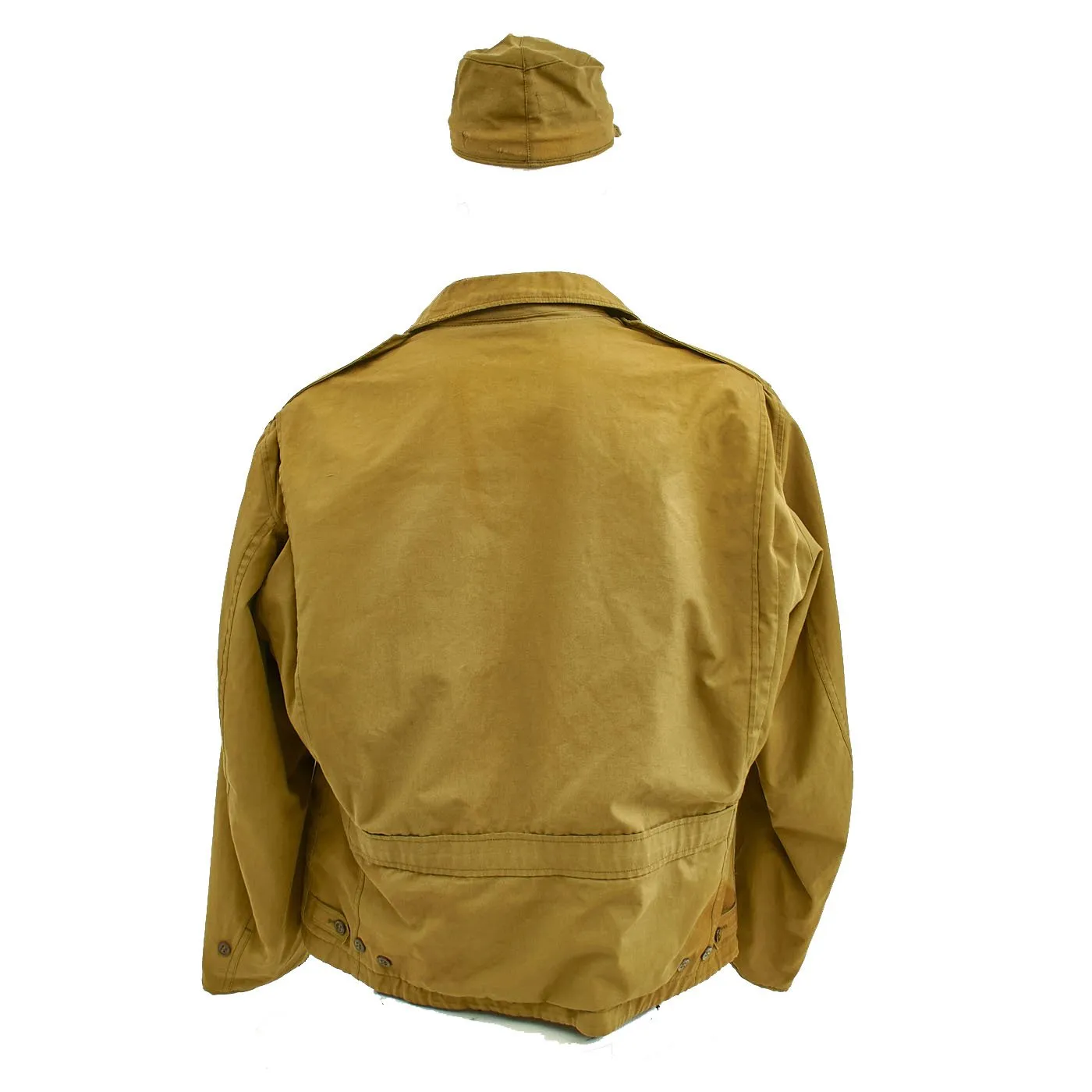 Original U.S. WWII Navy Aviator M41 Field Jacket and B-1 Hat