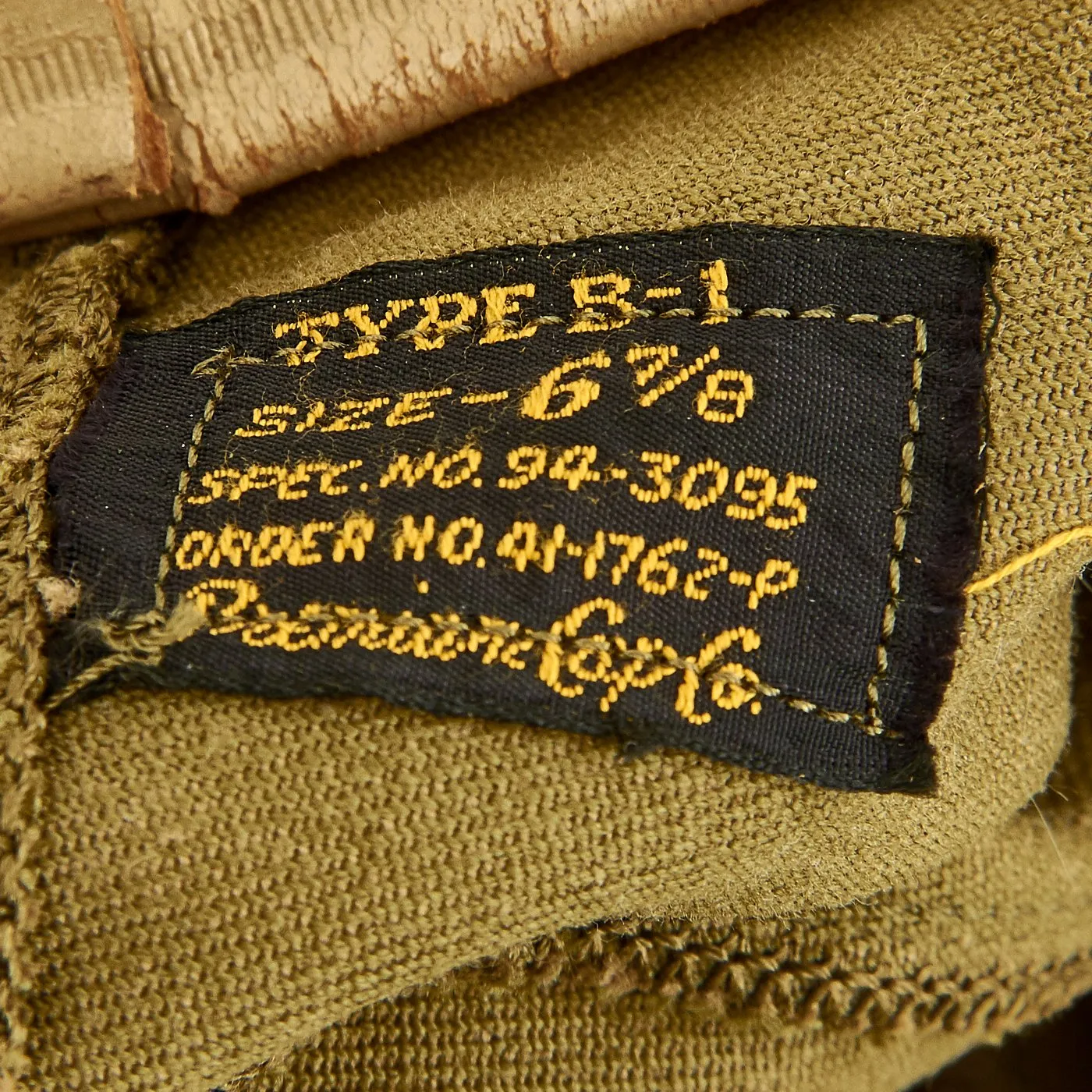 Original U.S. WWII Navy Aviator M41 Field Jacket and B-1 Hat