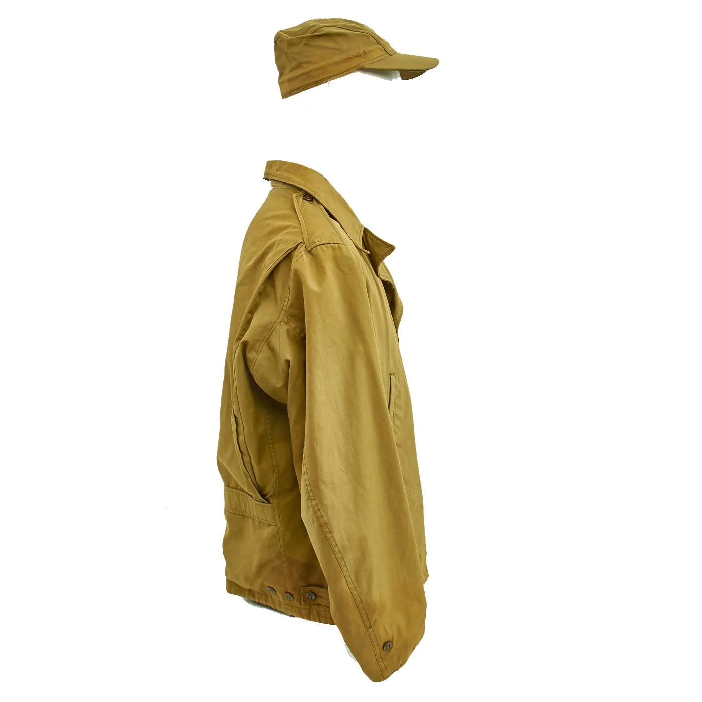 Original U.S. WWII Navy Aviator M41 Field Jacket and B-1 Hat