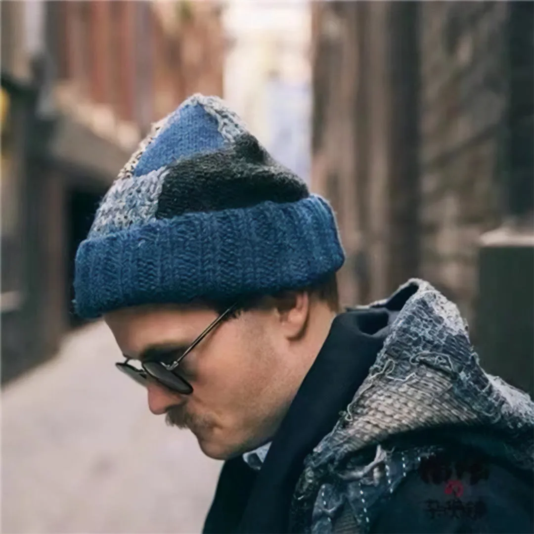 Patchwork Wool Beanie