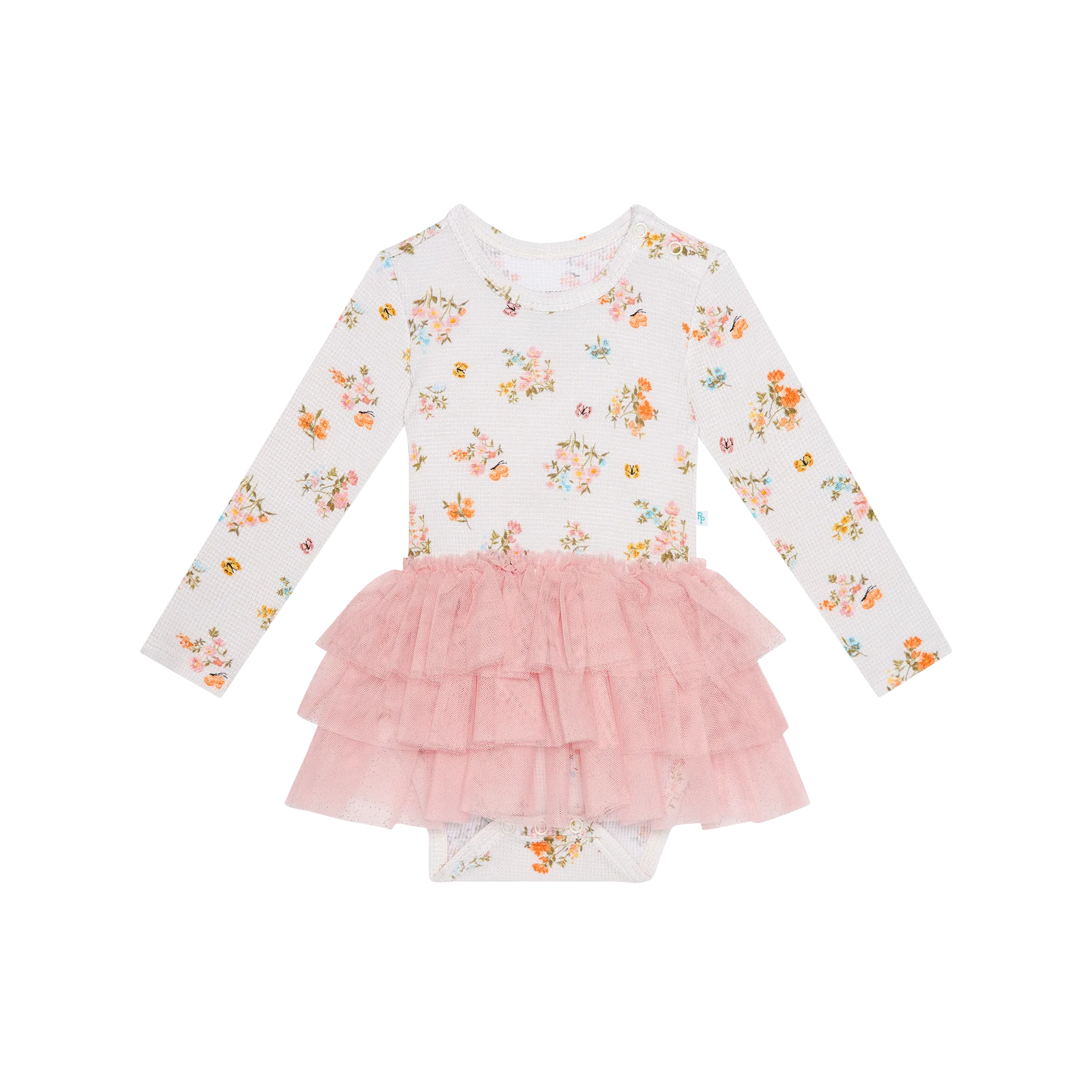 Posh Peanut Long Sleeve Tulle Skirt Bodysuit - Clemence