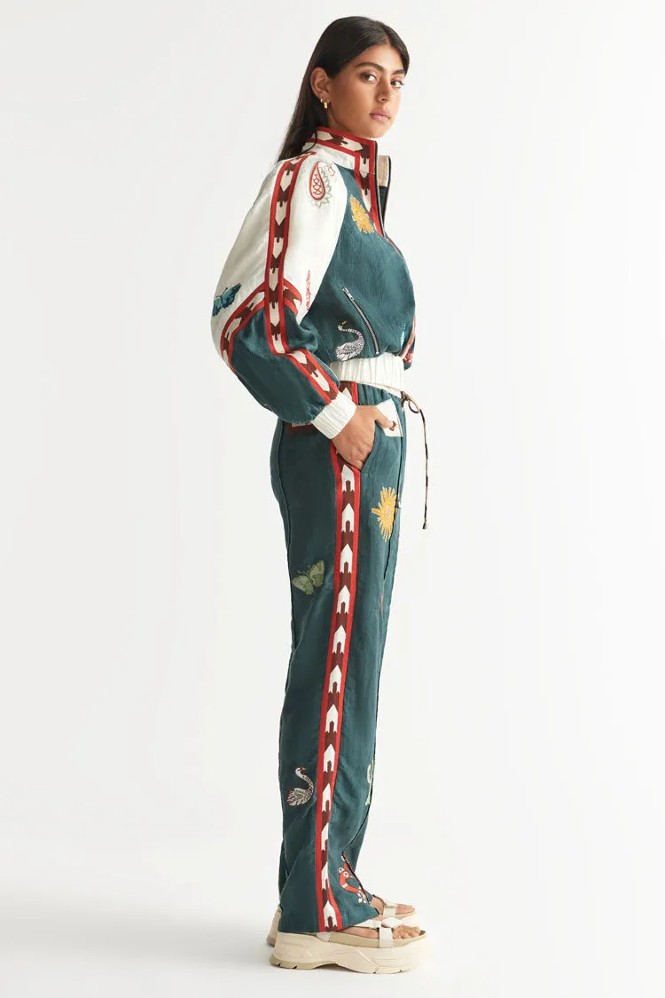 Quincy Track Pant in Peacock | FINAL SALE
