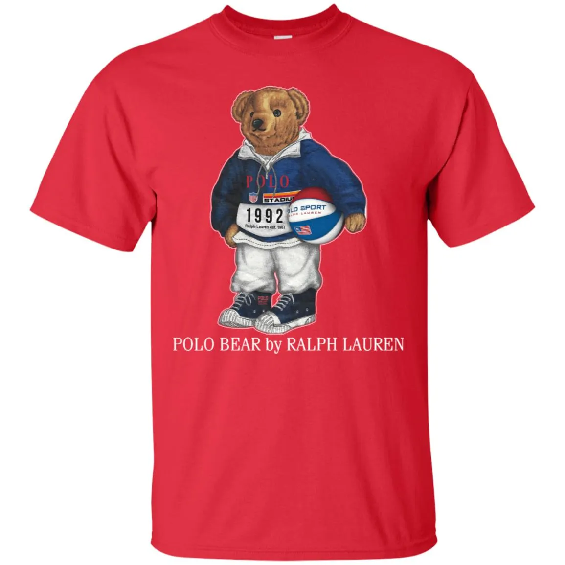 Ralph Lauren Polo Bear T-shirt Men Cotton T-Shirt