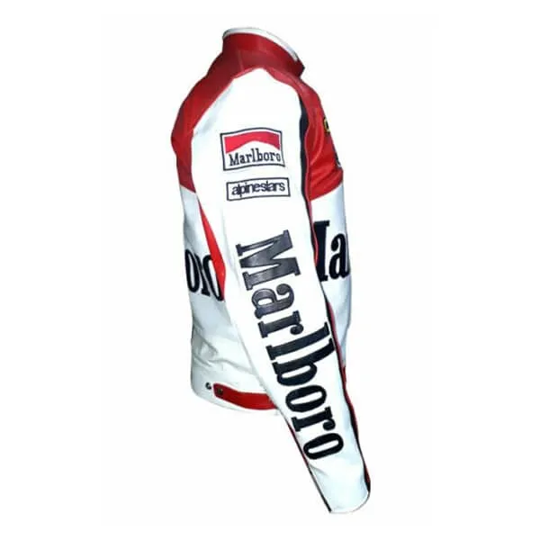 Rare Marlboro Man Formula Racing McQueen Leather Jacket