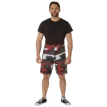 Red Camouflage BDU Shorts