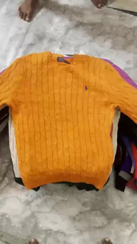 Rl polo Cable Knit & 1/4 Zipper Sweater 145pcs