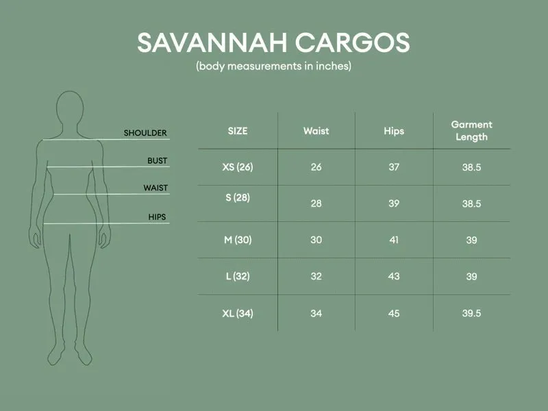 Savannah Cargos - White