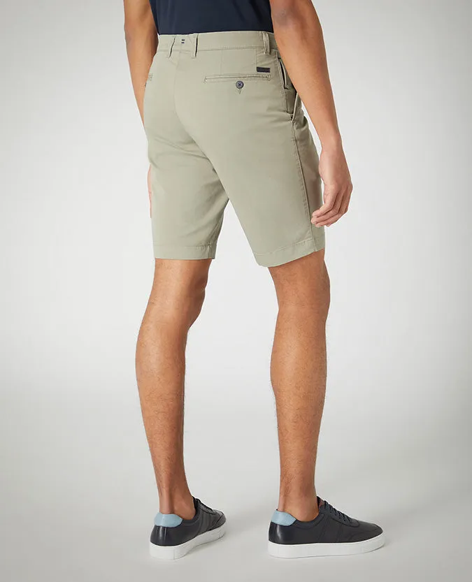 Slim Fit Cotton Stretch Chino Shorts