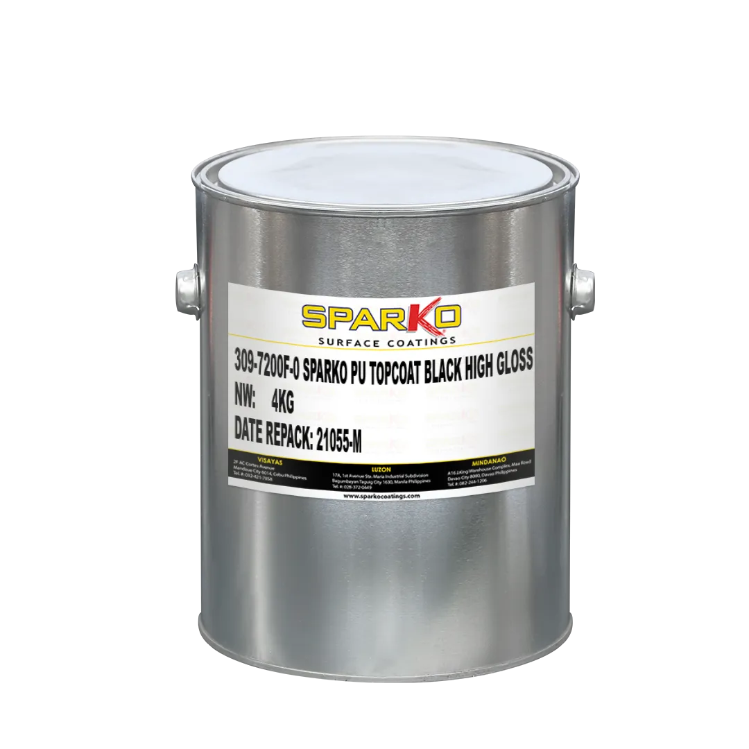 SPARKO PU TOPCOAT BLACK HIGH GLOSS
