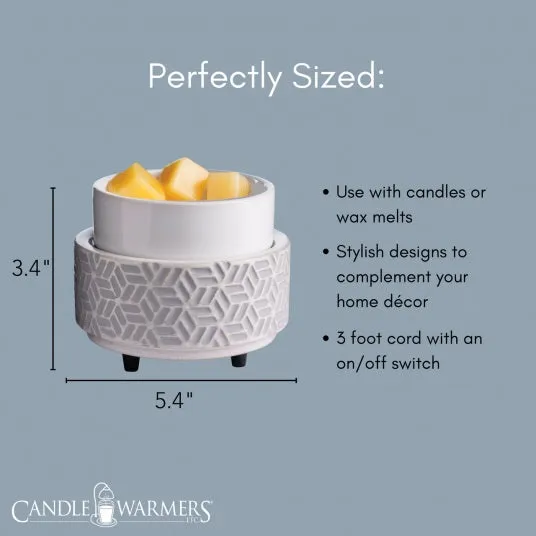 Stone Hexagon 2-in-1 Fragrance Warmer CWDHEX