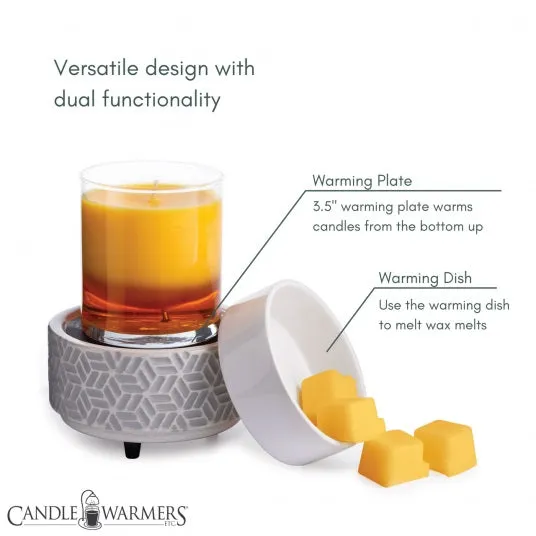 Stone Hexagon 2-in-1 Fragrance Warmer CWDHEX