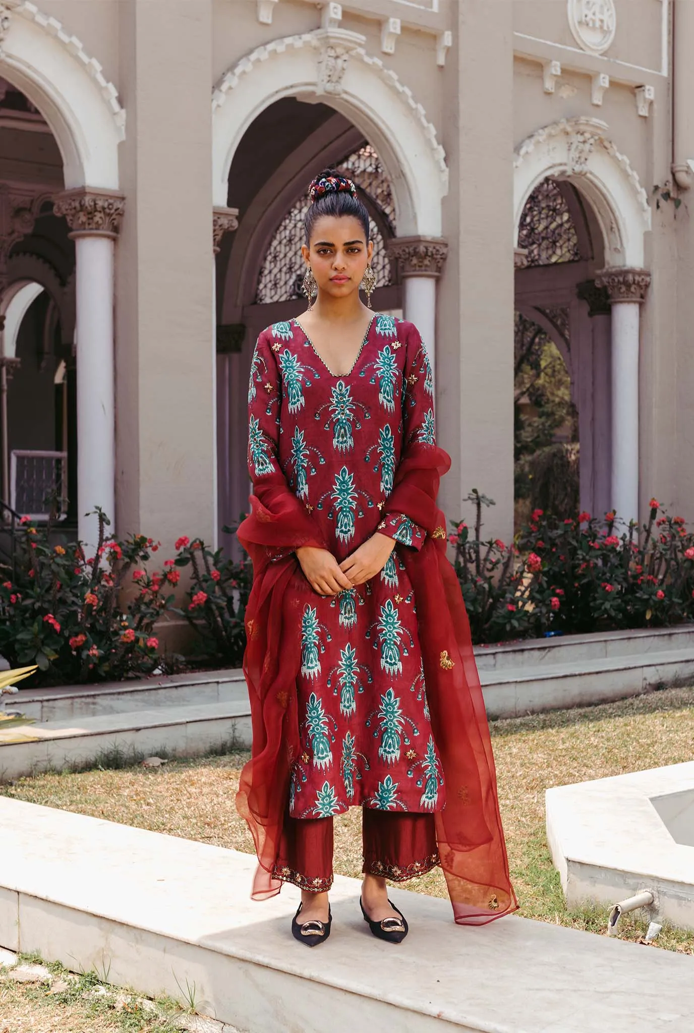 Tajdar Silk Kurta Set