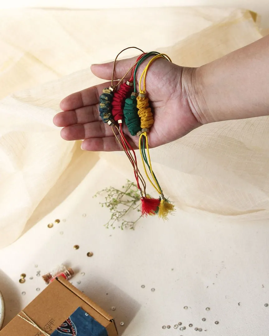 Upcycled Artisanal Rakhis - Set of 4