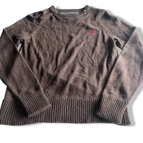 Vintage men brown american eagle outiftters knitted sweater in S| L26 W18| SKU 5612