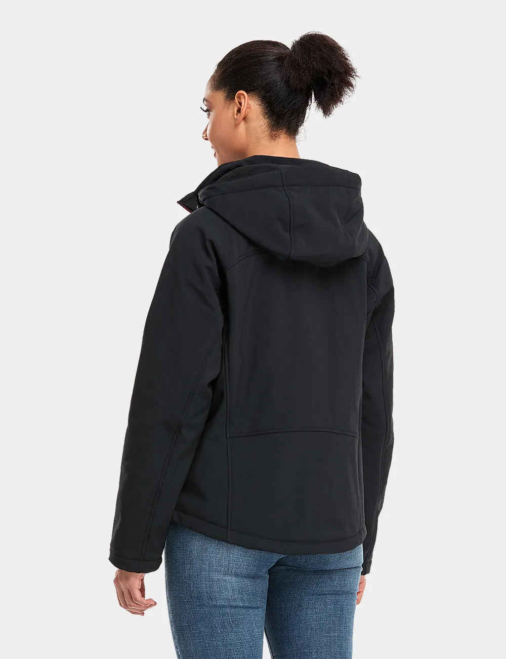 Women's Heated Jacket (4 Heating Zones) - Sharkskin Grey / Black